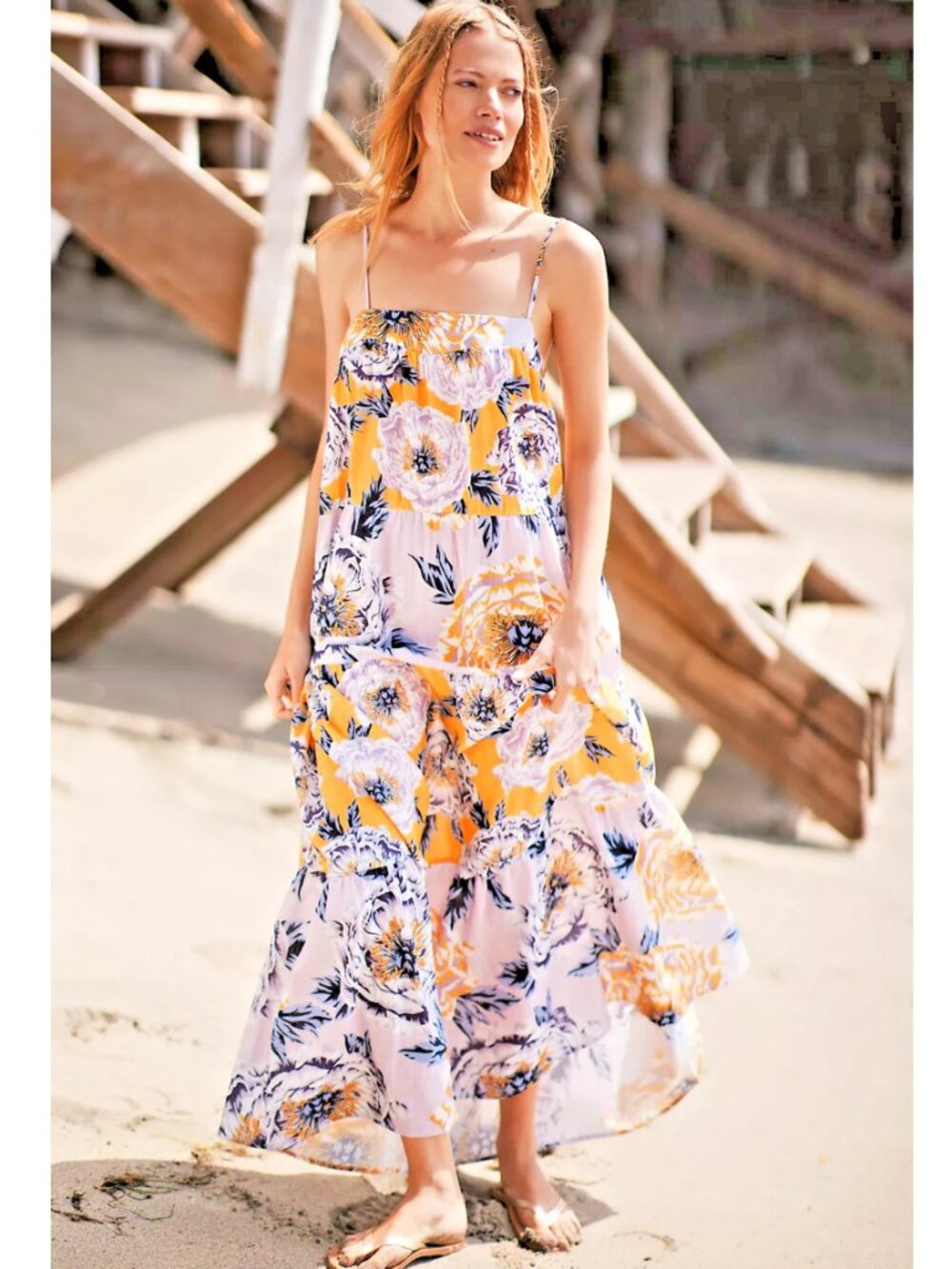 Anthropologie Maeve Brittany Maxi Dress